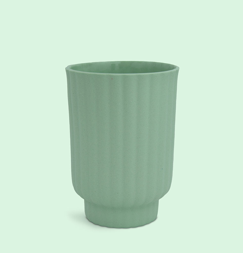 Number 9 : Humanitarian - Two Cups | Pastel Green