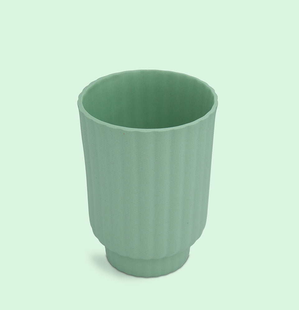 Number 9 : Humanitarian - Two Cups | Pastel Green