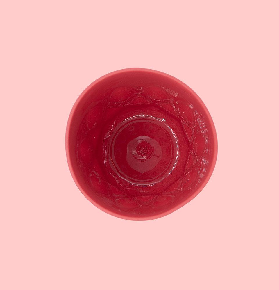 Number 7 : Thinker - Two Cups | Red