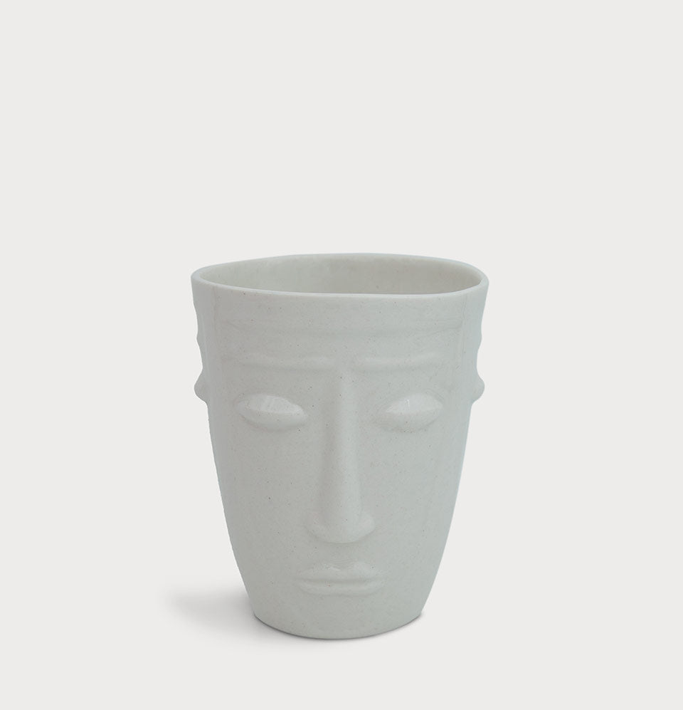 The Third Eye Chakra Cup : Imagination, Intuition - Two Cups | Off White