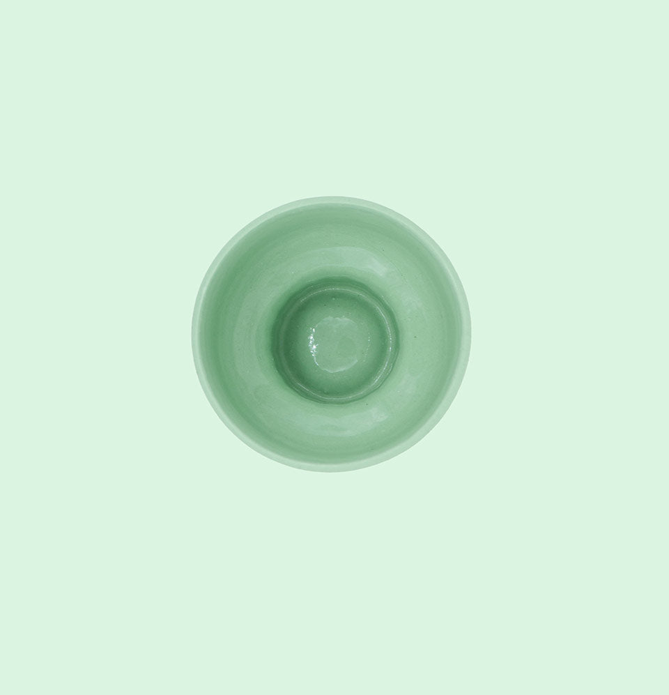 Crown Chakra Cup : Spiritual Connection and Focus - Two Cups | Pastel Green